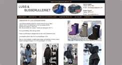 Desktop Screenshot of lussogbusserulleriet.no